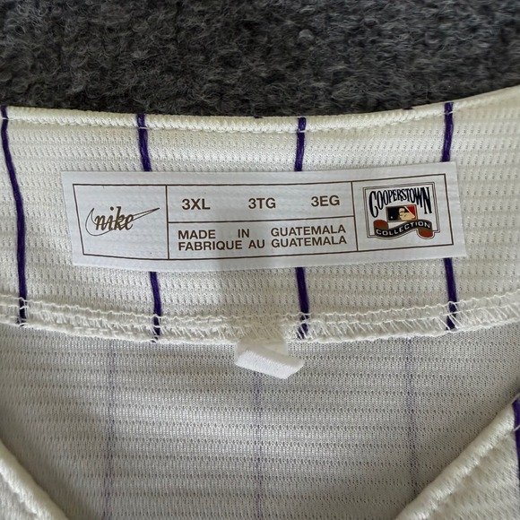 Nike MLB Arizona Diamondbacks Randy Johnson Jersey Mens 3XL Purple Baseball - Picture 3 of 11